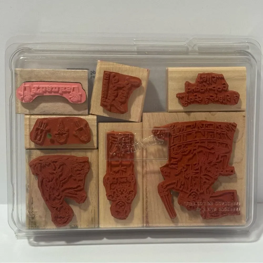 Stampin' Up! Kids Wooden Stamp Set - Natural Wood